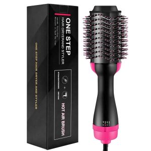 One Step Hair Dryer and Volumizer, Hair Straightener and Hair Curler for Ladies