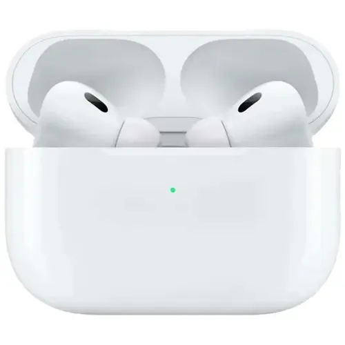 Wireless Earbuds Pro 2 Bluetooth TWS Earphones with Silicon Protective Pouch Noise Cancellation Waterproof Headphones Touch Sensor Type C Charging Gaming Music Calling Earbuds for Android IOS Devices White