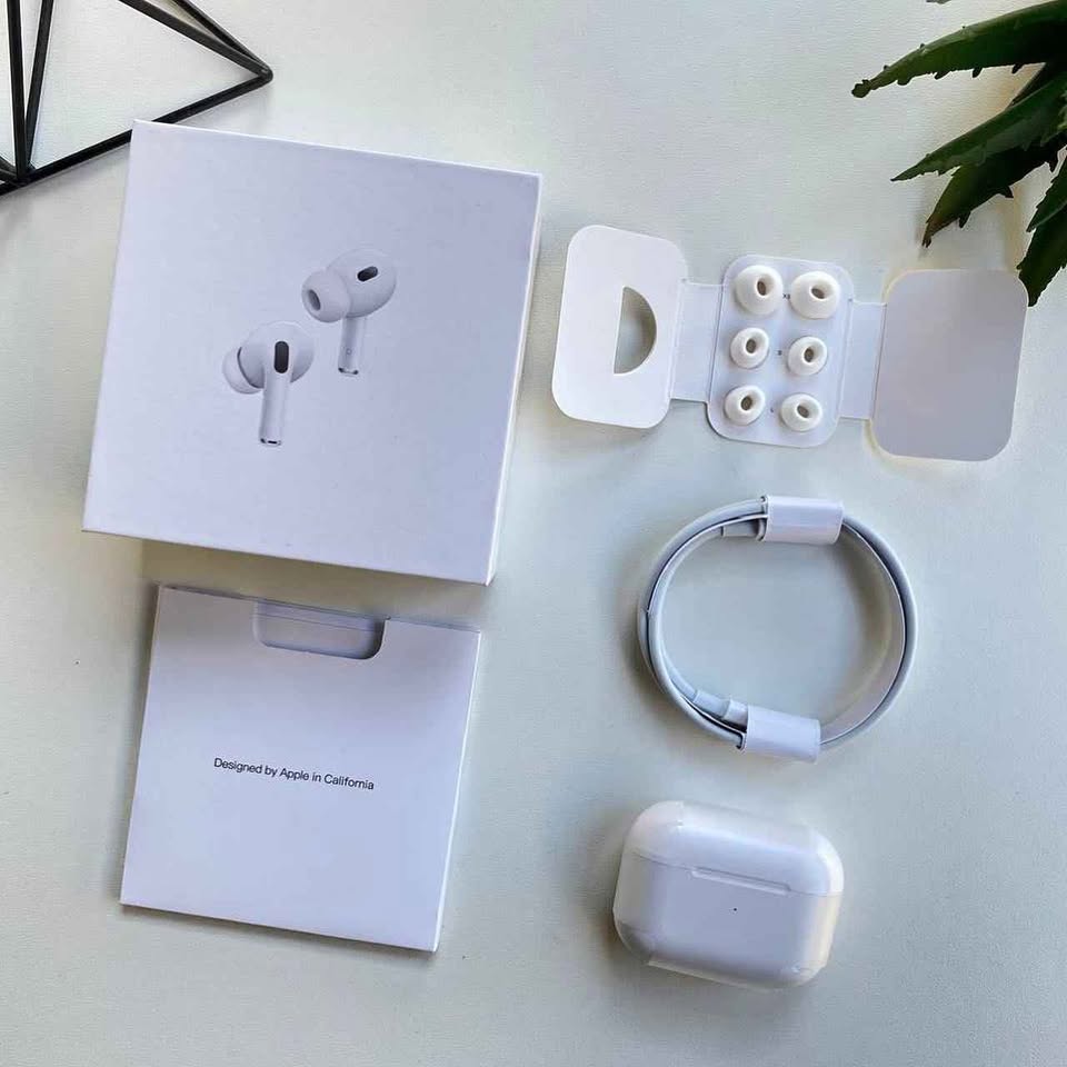 Wireless Earbuds Pro 2 Bluetooth TWS Earphones with Silicon Protective Pouch Noise Cancellation Waterproof Headphones Touch Sensor Type C Charging Gaming Music Calling Earbuds for Android IOS Devices White - Image 6